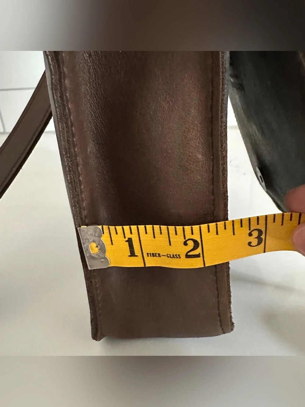 ABLE | The Tirhas Saddlebag Brown Leather Crossbody